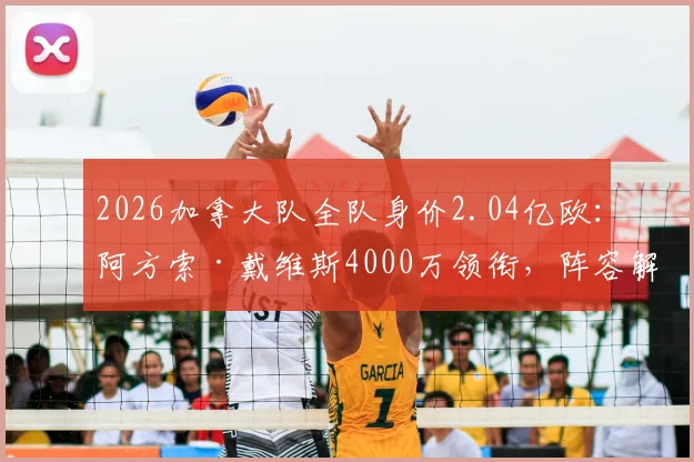 2026加拿大队全队身价2.04亿欧:阿方索·戴维斯4000万领衔,阵容解析与世界排名探讨